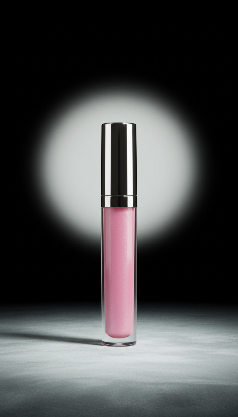 Silk Pink high-shine lip gloss